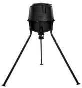 Moultrie MFG-13220 Deer Feeder, 30 gal Hopper, Plastic, Black